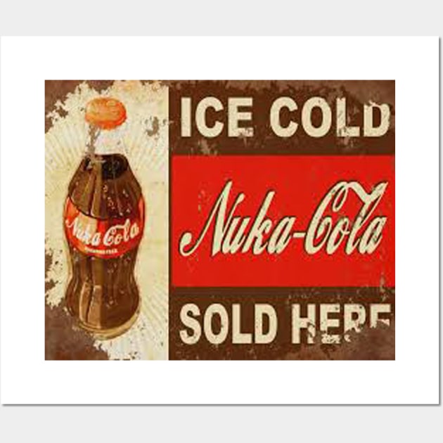 nuka cola here Wall Art by CosmeticMechanic